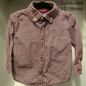 Baby boys plaid button down shirt